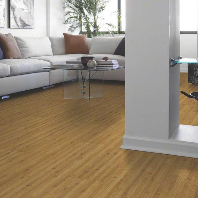 Golden Bamboo Laminate Flooring of Natural Impact II Collection from Shaw Floors Vancouver