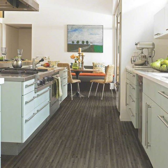 SMOKED BAMBOO Laminate Flooring of Natural Impact II Collection from Shaw Floors Vancouver